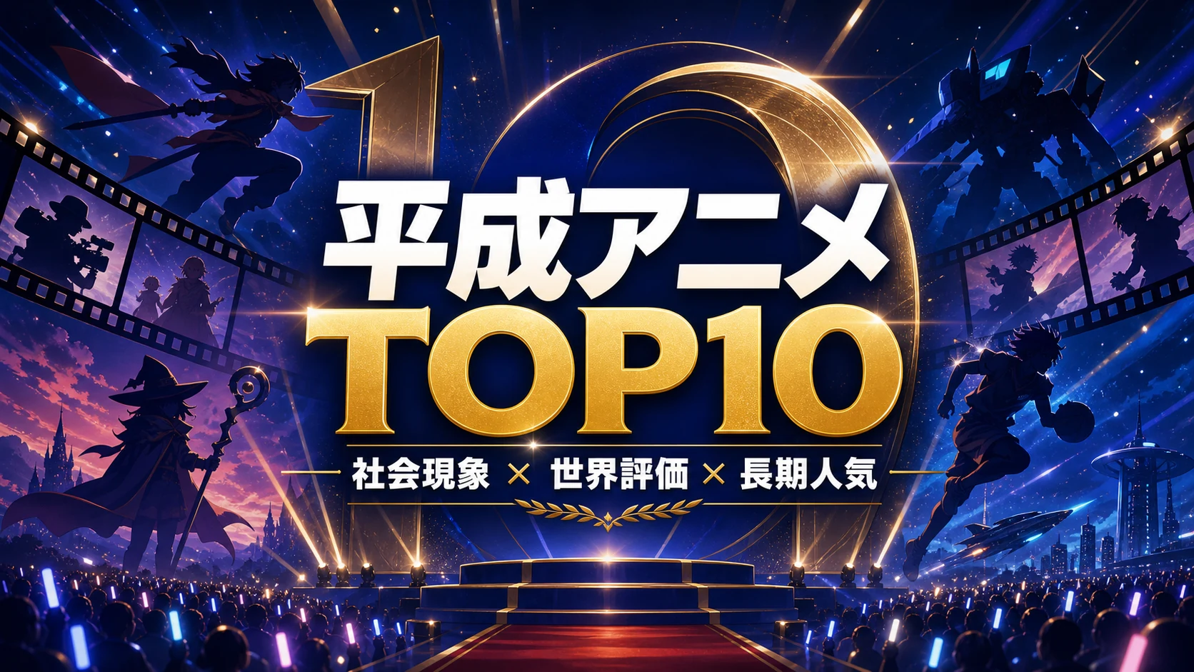 社会現象、世界評価、長期人気から選んだ平成アニメTOP10