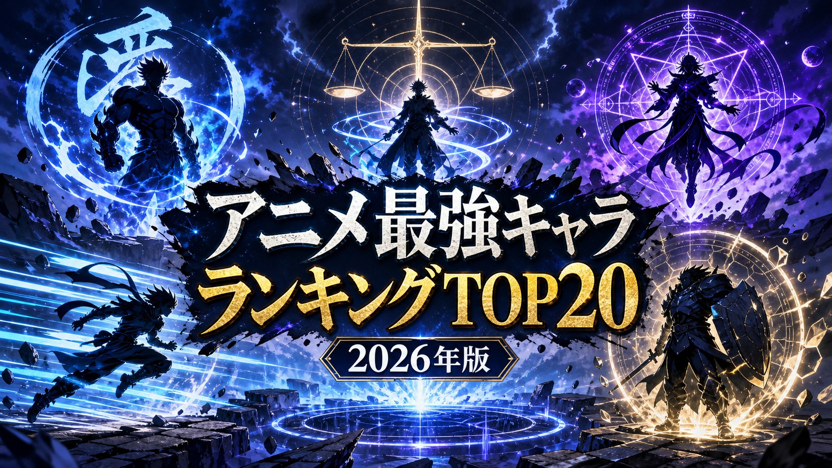 アニメ最強キャラランキングTOP20 2026年版