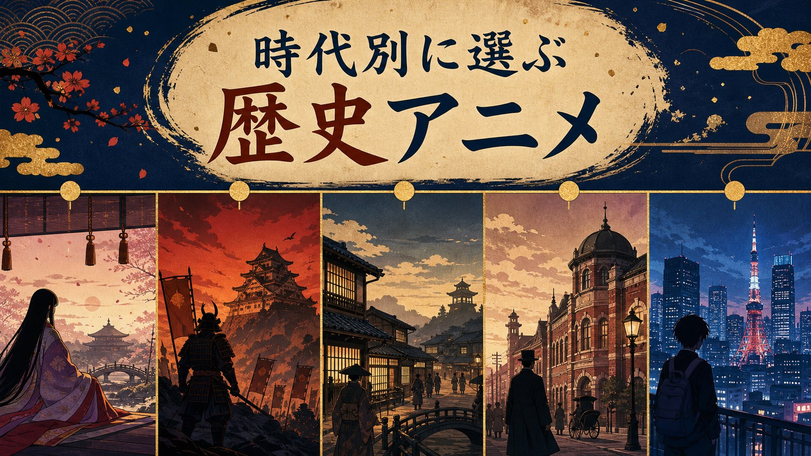 時代別に選ぶ歴史アニメ