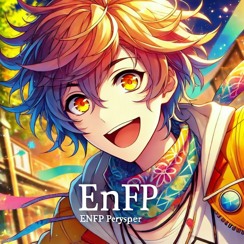 ENFPタイプの日本アニメキャラ画像イメージ